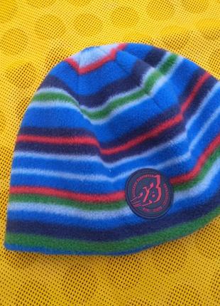 Фирменная флисовая шапочка