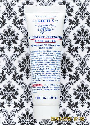 Kiehl's крем для рук kiehls ultimate strength hand salve повседневный для сухой кожи kiehl’s 30 мл