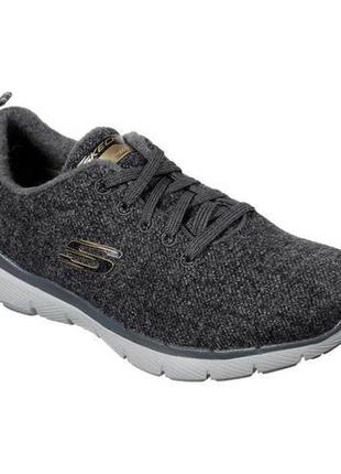 Утеплённые кроссовки skechers wash-a-wools из натуральной овечьей шерсти р.371 фото