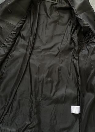 Кожаный плащ, кожаное пальто, пальто натуральная кожа 2022 тренд6 фото