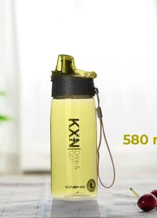 Пляшка для води casno 580 мл kxn-1179 зелена
