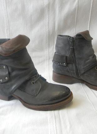 Mjus натуральна шкіра стильні комфортні черевики - трансформери р. 372 фото