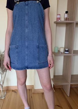 Джинсовий сарафан