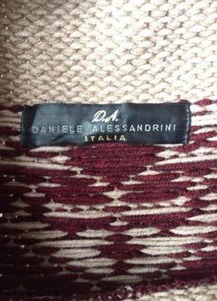 Шерстяной мужской свитер daniele alessandrini4 фото