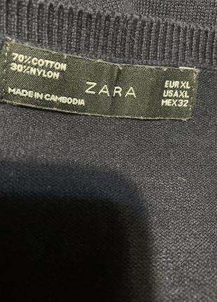 Тонкая трикотажная кофта zara4 фото