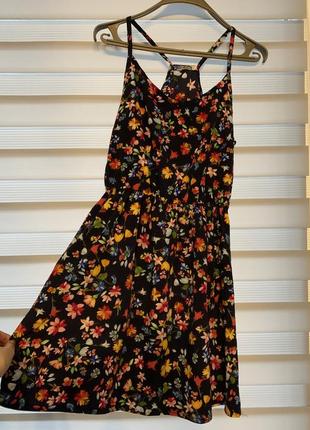 Летний сарафан, цветочный принт