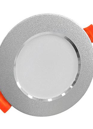 Светильник led biom downlight df-6g 6вт серый круглый 5000к1 фото