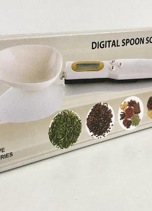 Электронная ложка с весами digital spoon scale (цвет белый)