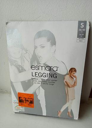 Белые леггинсы р. с-м esmara германия