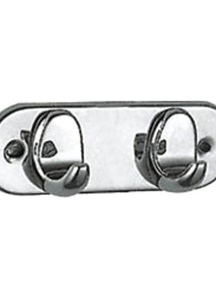 Планка в ванную с 2-мя крючками haiba hb1505-2