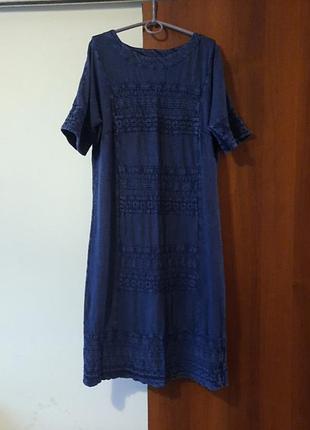 Платье под джинс