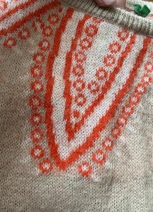 Люкс бренд альпака+шерсть тёпленький джемпер свитер кофта6 фото