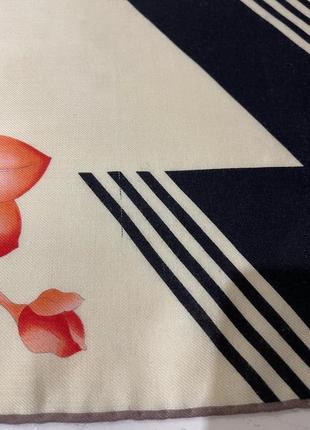 Кашемировый винтажный шарф платок бренд leonard paris кашемир шелк7 фото