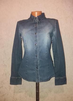 Стильна джинсова сорочка