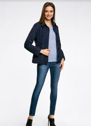 Monsoon женская стеганая ветровка куртка демисезон осень весна короткая синтепон