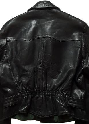 Раритетна ретро куртка-косуха 50-х german horsehide leather jacket motorcycle7 фото