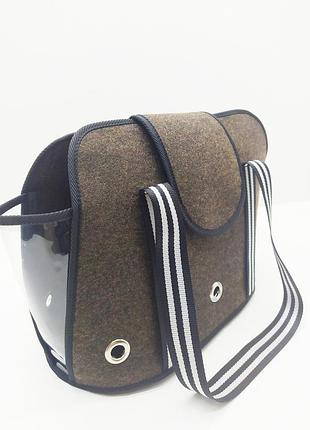 Сумка переноска для тварин 230х430х300 мм