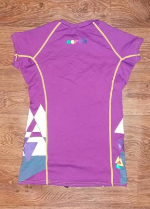 Женская купальная солнцезащитная пляжная футболка для водных видов спорта плавания для бассейна отдыха2 фото