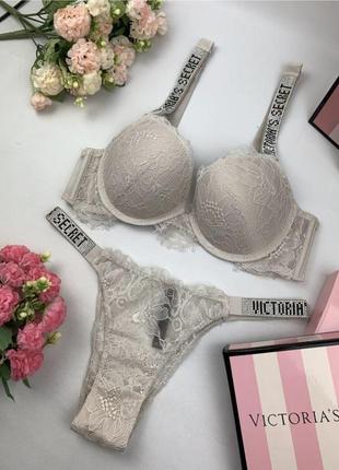 Комплект белье victoria’s secret виктория сикрет