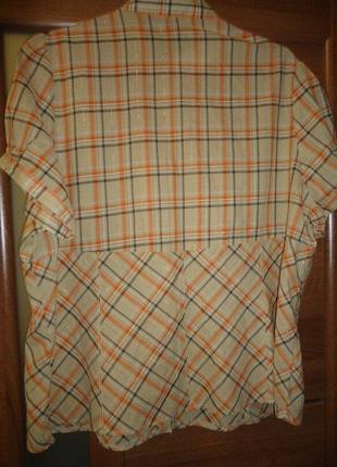 Нежная  блуза - рубашка  60-62р,  евро  размер 249 фото