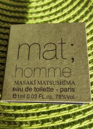 Masaki matsushima mat; homme