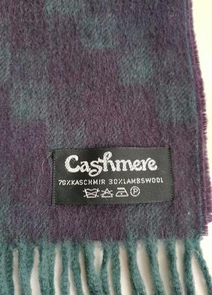 Кашемировый шарф cashmere,  тёплый шарф из кашемира4 фото