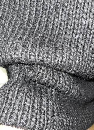Классный шерстяной свитер с крупной вязкой🌸5 фото