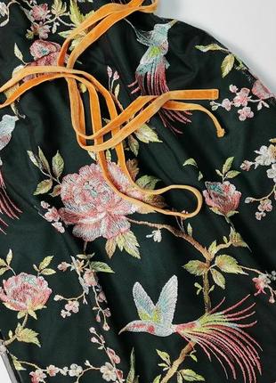 Брендовое сетчатое платье с вышивкой цветы phase eight6 фото