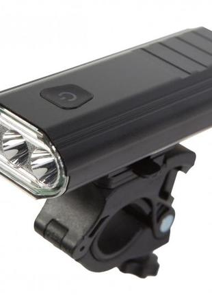 Фонарь передн. bc-lr-y8 3 светодиода t6 650лм питание 2х18650 5200mah al + pl