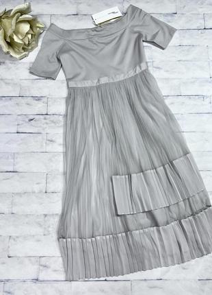 Нарядное платье с юбкой плиссе vero mods1 фото