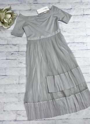 Нарядное платье с юбкой плиссе vero mods2 фото