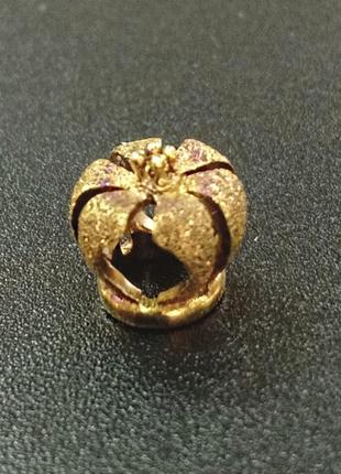 Шарм для браслета корона зі срібла - артикул: 978601306