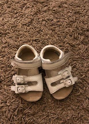 Шкіряні ортопедичні сандалі clark’s 19-20 роз🔥🔥🔥