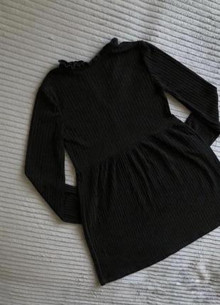 Черное базовое платье3 фото