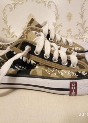 Новые китайские кеды 24,5 см по стельке,