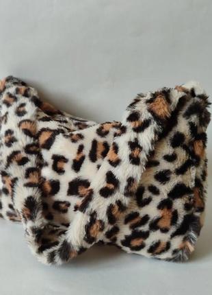 Леопардовая сумочка шоппер3 фото