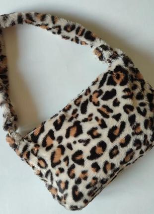 Леопардова сумочка шоппер