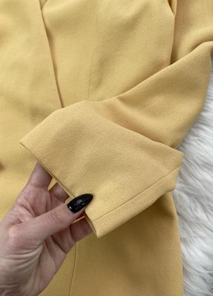 Шикарный желтый винтажный пиджак 1+1=33 фото