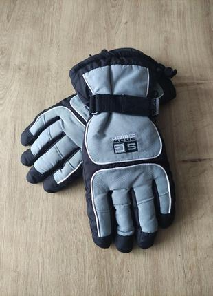 Фирменные мужские лыжные спортивные перчатки thinsulate , германия.  размер 9,5 ( xl).