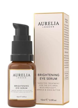 Освітлююча сироватка для очей aurelia brightening eye serum, 15 мл