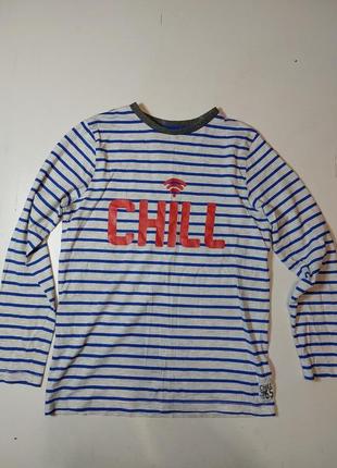 Фирменный лонгслив реглан 10-11 лет