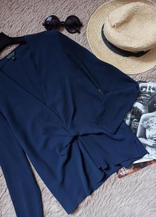 Красивая синяя блузка/блуза/кофточка/рубашка2 фото