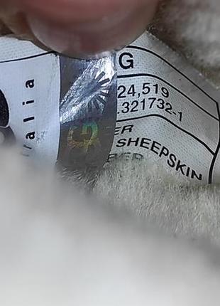 Ugg australia~ шкіряні чоботи уггі овчина оригінал голограма8 фото