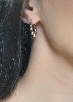 Серьги серебро 925 проба 2