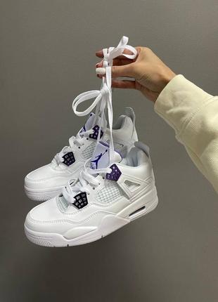 Кросівки nike air jordan 4 retro « metallic purple »