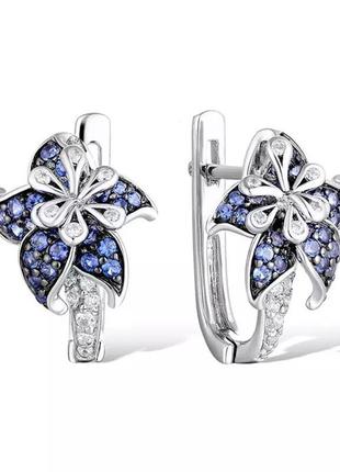 Серьги,серёжки цветок