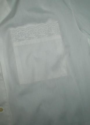 Женская белая блуза мпшо "космос" ретро 90-е, хлопок4 фото