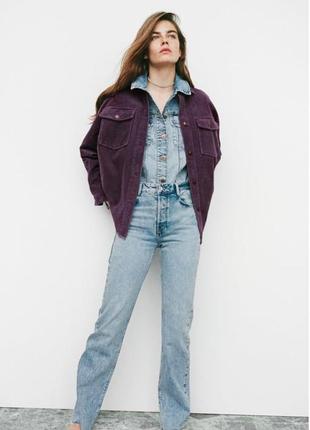 Сорочка вельветова zara.