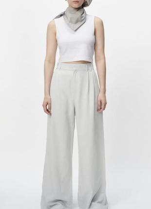 Zara кроп топ майка