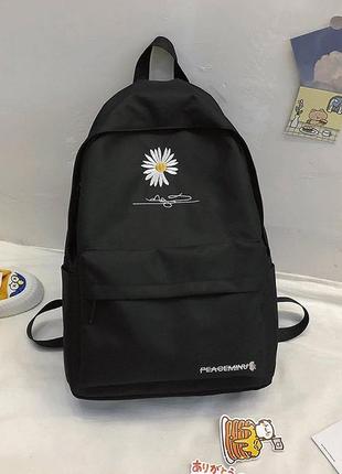 Рюкзак школьный с вышивкой ромашка. 5 цветов3 фото